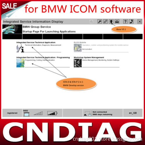 Factory Price for BMW Icom Isis Latest Software in HDD